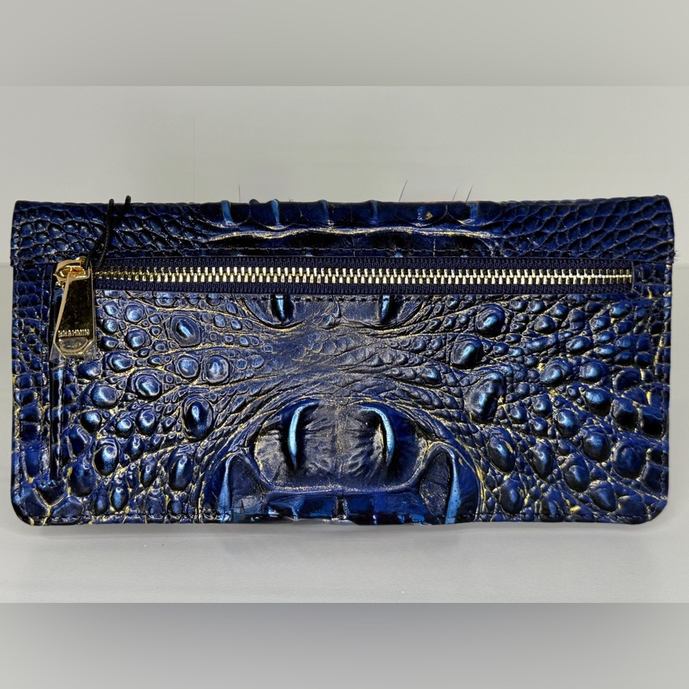Brahmin NWT Midnight Ady Wallet - Partial Eye on Back - Picture 2 of 3